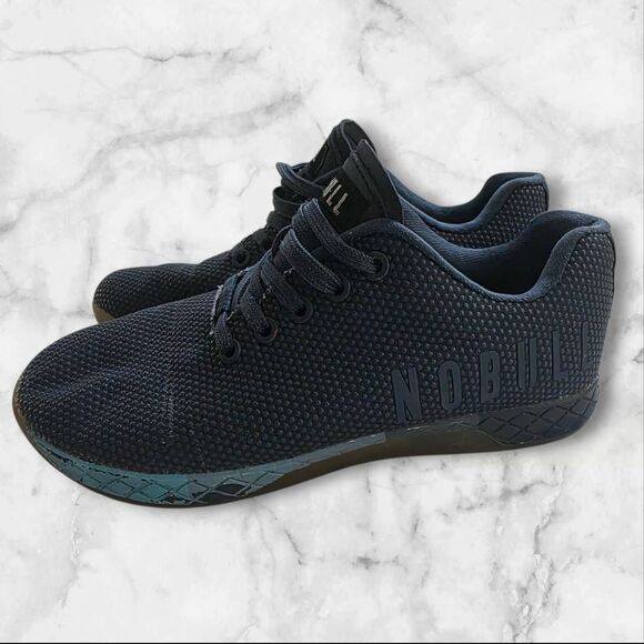 Nobull Superfabric Trainer Low Sneakers Navy Blue Womens Size 6.5 Mens 5 - Picture 6 of 11